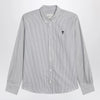 Ami Paris Ami De Coeur striped white shirt
