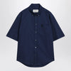 Ami Paris Ink blue boxy Ami De Coeur shirt