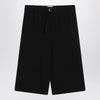 Ami Paris Bermuda wide black in cotton