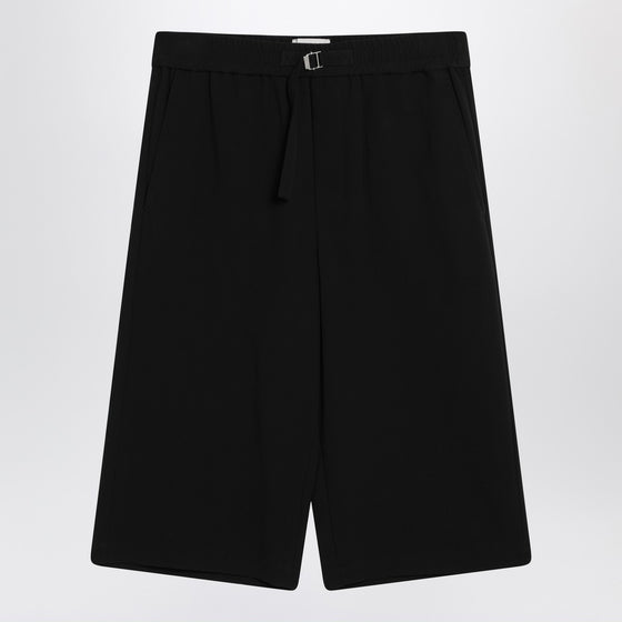 Ami Paris Bermuda wide black in cotton