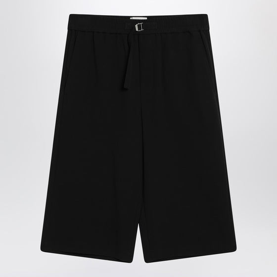 Ami Paris Bermuda wide black in cotton