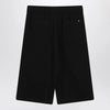 Ami Paris Bermuda wide black in cotton