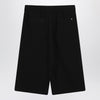 Ami Paris Bermuda wide black in cotton