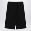 Ami Paris Bermuda wide black in cotton