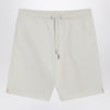 Ami Paris Ami De Coeur white bermuda shorts