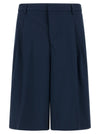 Ami Paris Fresh Wool Bermuda Shorts