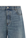 Ami Paris Denim Bermuda Shorts