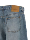 Ami Paris Denim Bermuda Shorts