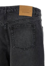Ami Paris Denim Bermuda Shorts