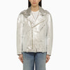 HALFBOY Silver leather jacket