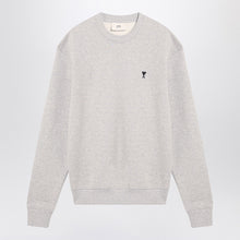  Ami Paris Grey Ami De Coeur sweatshirt