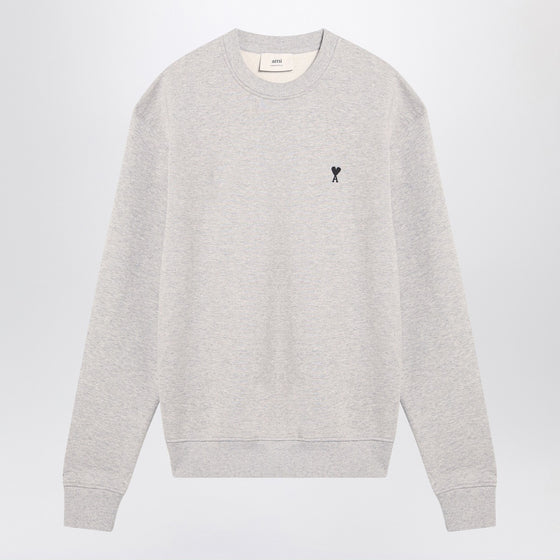 Ami Paris Grey Ami De Coeur sweatshirt