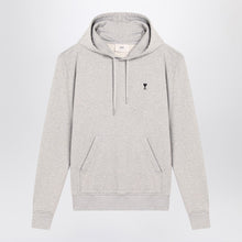  Ami Paris Grey Ami De Coeur hoodie