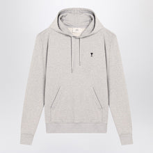  Ami Paris Grey Ami De Coeur hoodie
