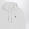 Ami Paris White Ami De Coeur hooded sweatshirt