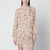 ISABEL MARANT Étoile Beige blouse with floral print