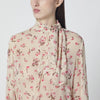 ISABEL MARANT Étoile Beige blouse with floral print