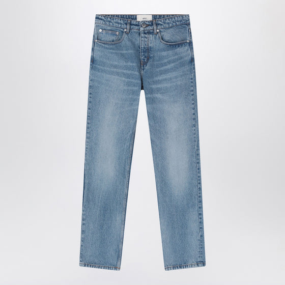 Ami Paris Light blue jeans with washed effect