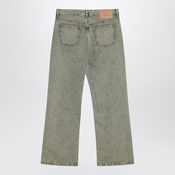 Ami Paris Laurel green faded effect jeans
