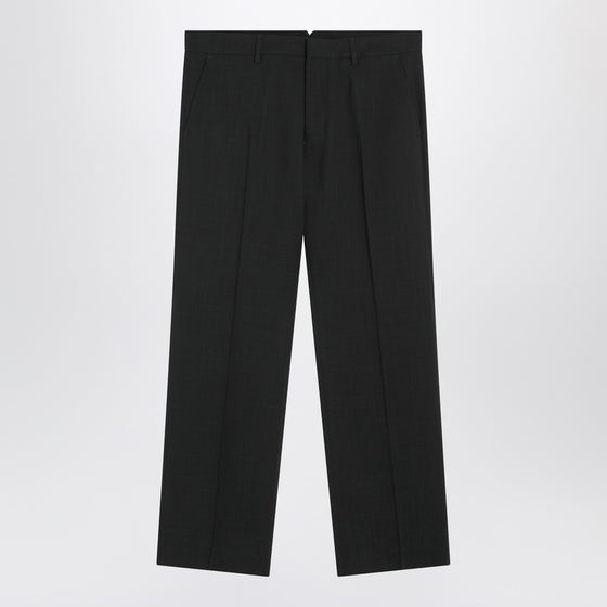 Ami Paris Charcoal grey wool trousers