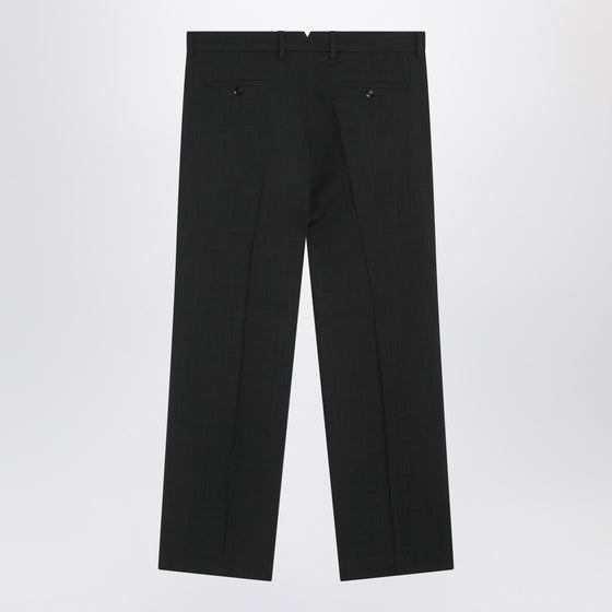 Ami Paris Charcoal grey wool trousers