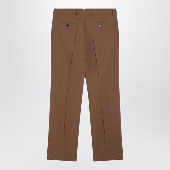 Ami Paris Hazelnut wool trousers