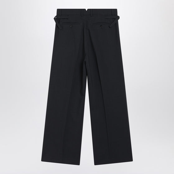 Ami Paris Charcoal gray wool trousers