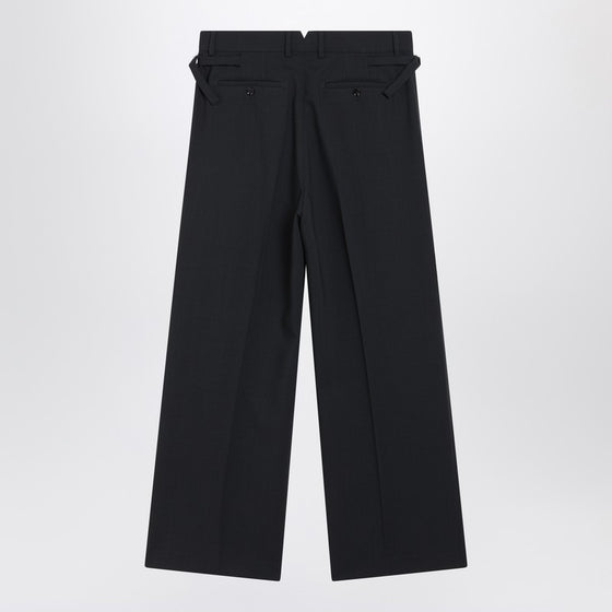 Ami Paris Charcoal gray wool trousers