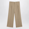 Ami Paris Beige wool trousers