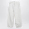 Ami Paris Cream white denim trousers