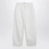 Ami Paris Cream white denim trousers