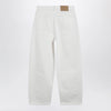 Ami Paris Cream white denim trousers
