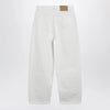 Ami Paris Cream white denim trousers