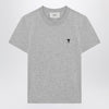 Ami Paris T-shirt Ami De Coeur grey in cotton