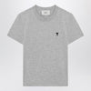 Ami Paris T-shirt Ami De Coeur grey in cotton