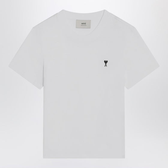 Ami Paris T-shirt Ami De Coeur white in cotton