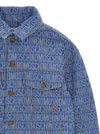 Moschino Kid Teen Logo Denim Jacket