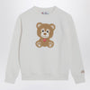 MC2 Saint Barth White sweatshirt with Trudi teddy bear