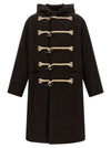 Yohji Yamamoto Flannel Toggle Duffle Coat