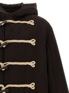 Yohji Yamamoto Flannel Toggle Duffle Coat