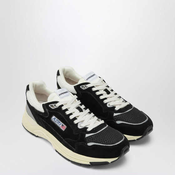 AUTRY Hyperway sneakers in black mesh and velvet