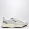 AUTRY Hyperway sneakers in mesh and suede white silver