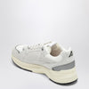 AUTRY Hyperway sneakers in mesh and suede white silver