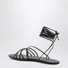 Manebí Black crossover leather sandals