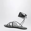 Manebí Black crossover leather sandals