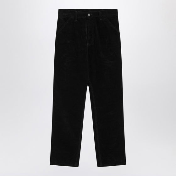 Carhartt WIP Black velvet Single Knee Pants