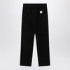 Carhartt WIP Black velvet Single Knee Pants