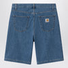 Carhartt WIP Landon blue denim shorts