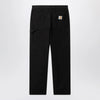 Carhartt WIP Black Rinsed Double Knee Pant