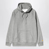 Carhartt WIP Grey Heather/Gold Hooded Chase Sweatshirt